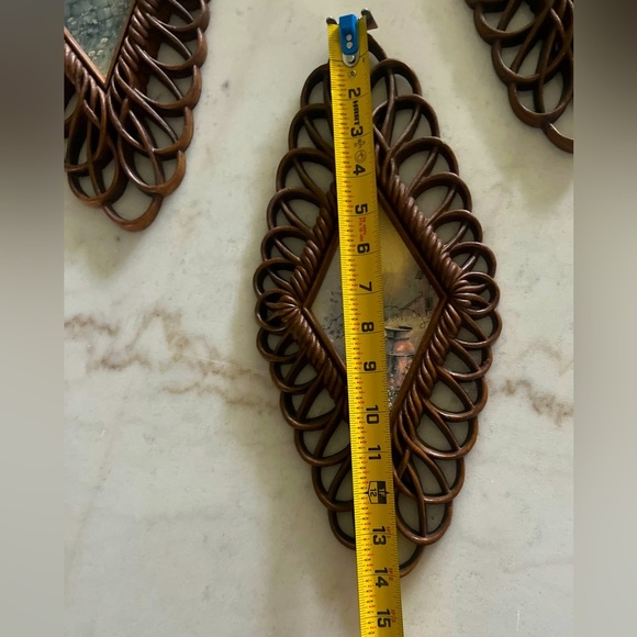 Vintage Set Of 4 MCM Burwood Country Wall Plaques Made in USA - Picture 4 of 5